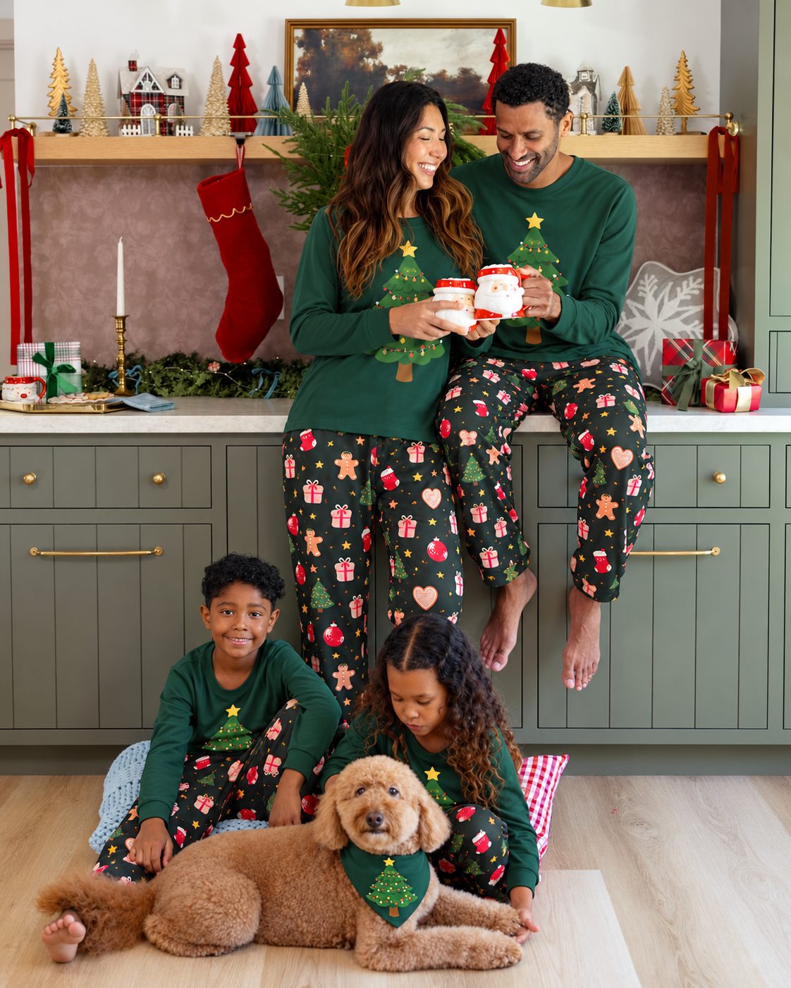 Festive Wonderland-Family Matching Christmas Pajamas