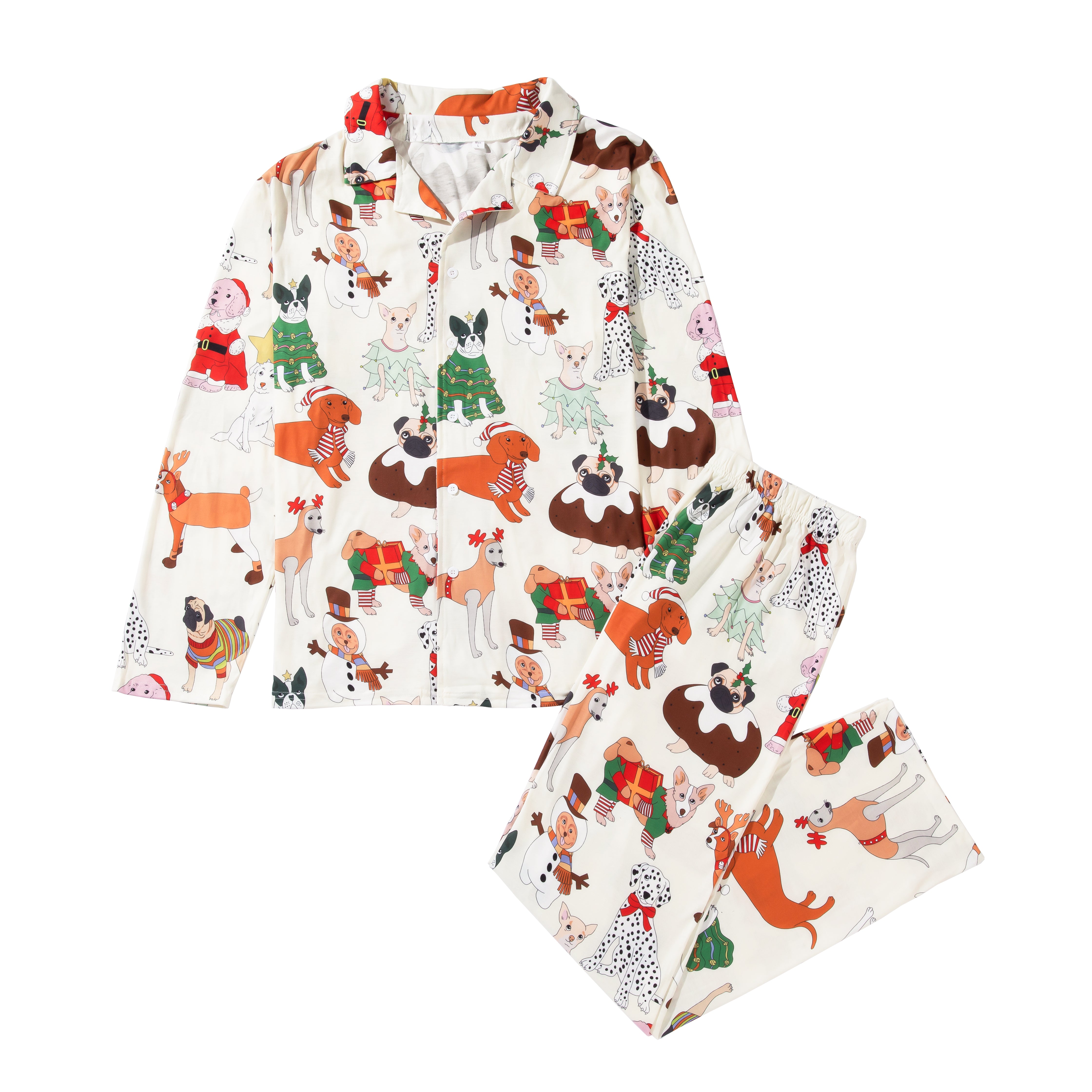 Merry Pups-Family Matching Christmas Pajamas