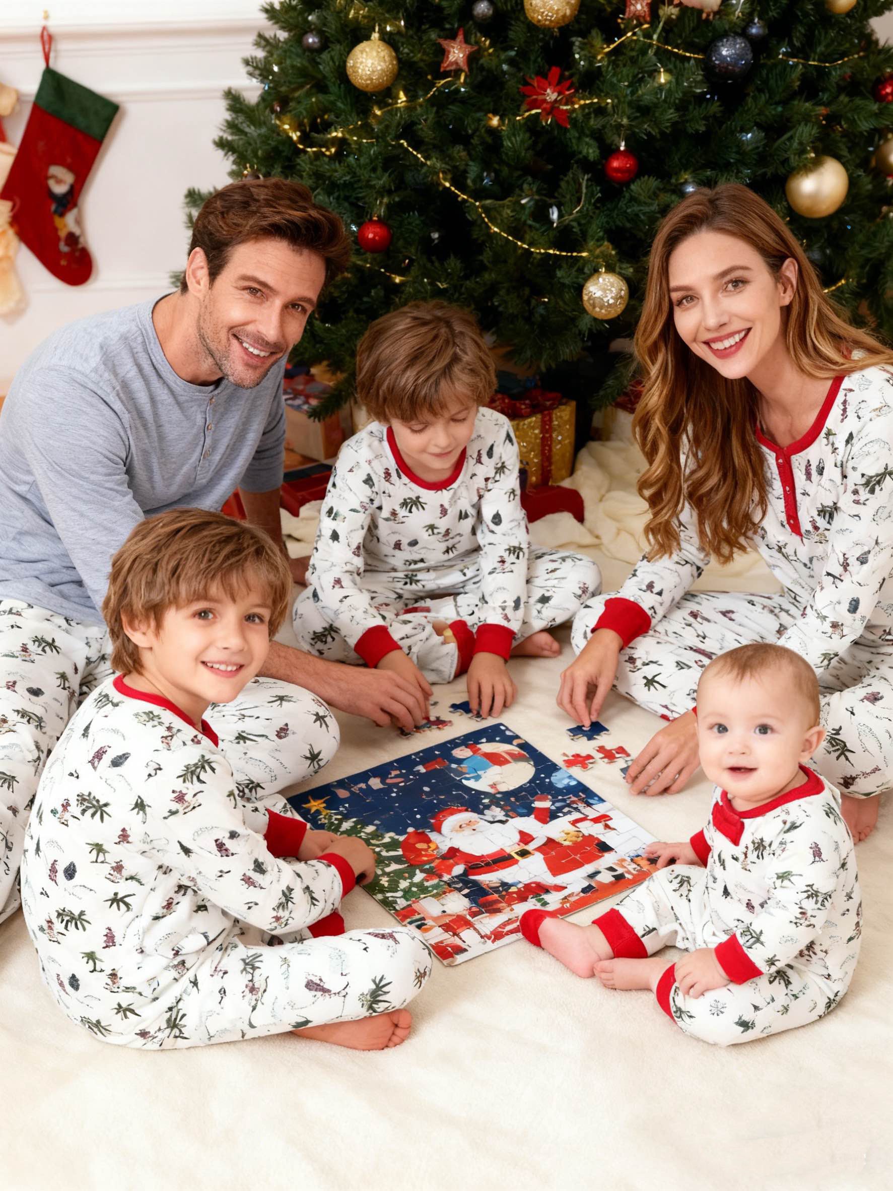 cocoa-cuddles-Family Matching Christmas Pajamas