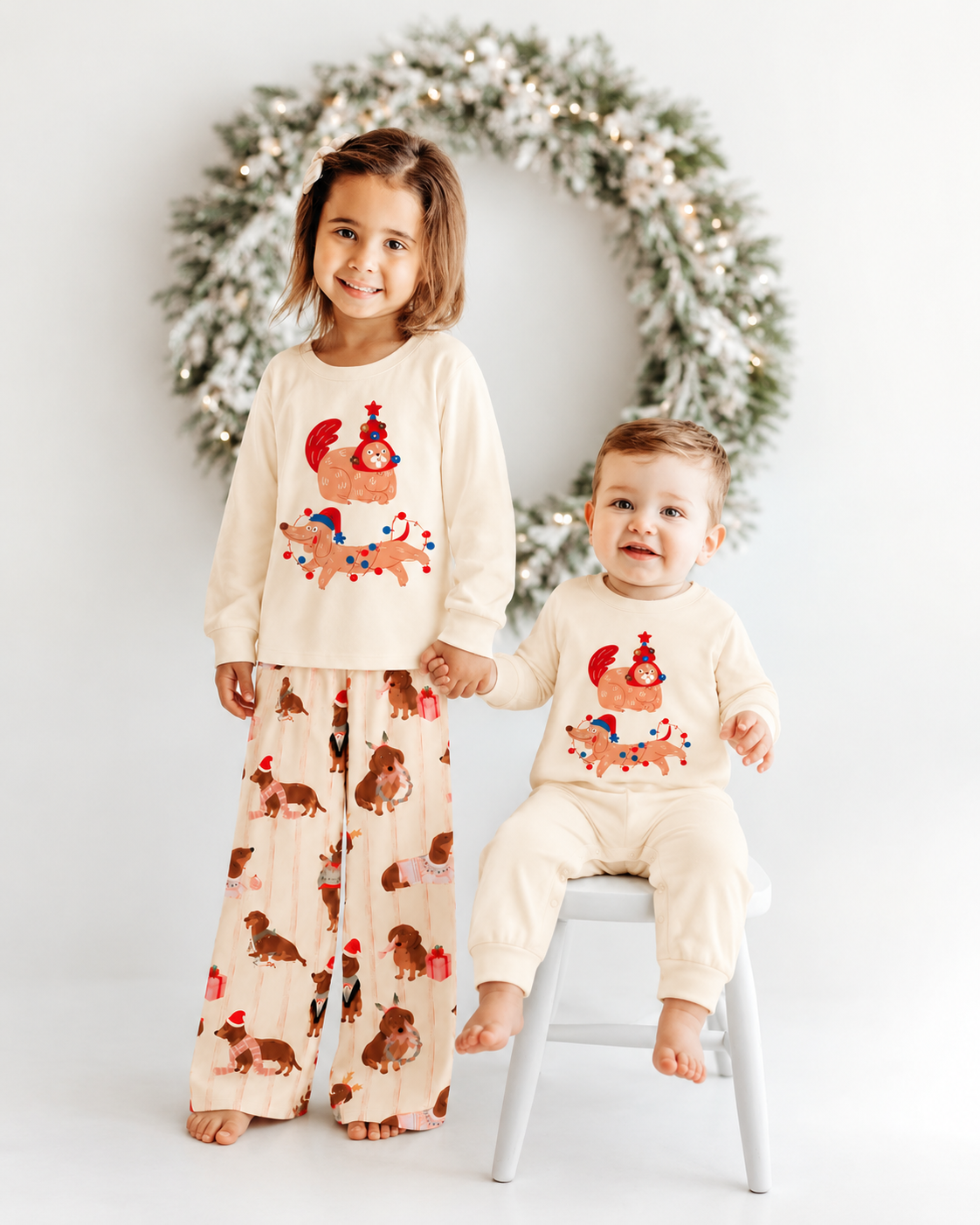 Blossom Cheer-Family Matching Christmas Pajamas