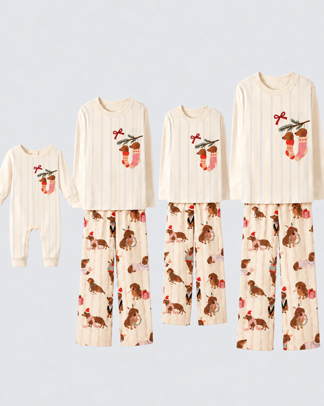 Cozy Tails-Family Matching Christmas Pajamas