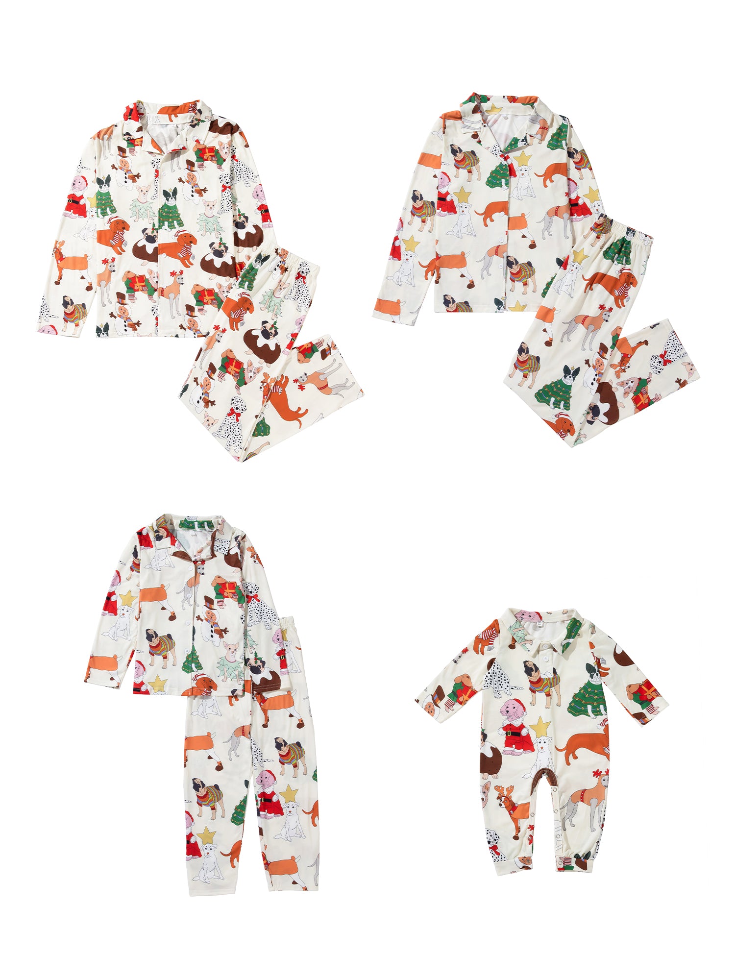 Merry Pups-Family Matching Christmas Pajamas