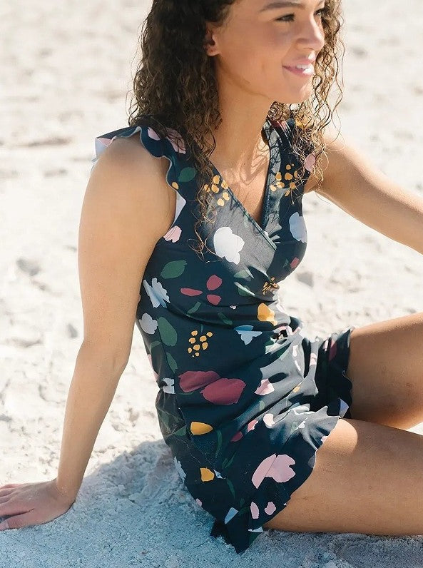Swim Romper Suit Built in Bra and Leggings