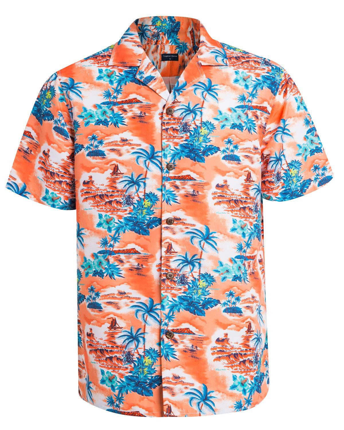Summer Plants-Hawaiian Short-Sleeve Shirt