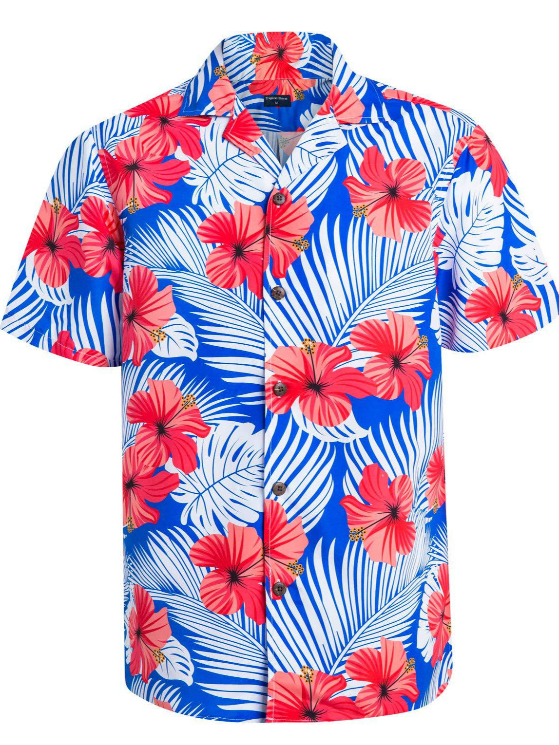 Summer Plants-Hawaiian Short-Sleeve Shirt