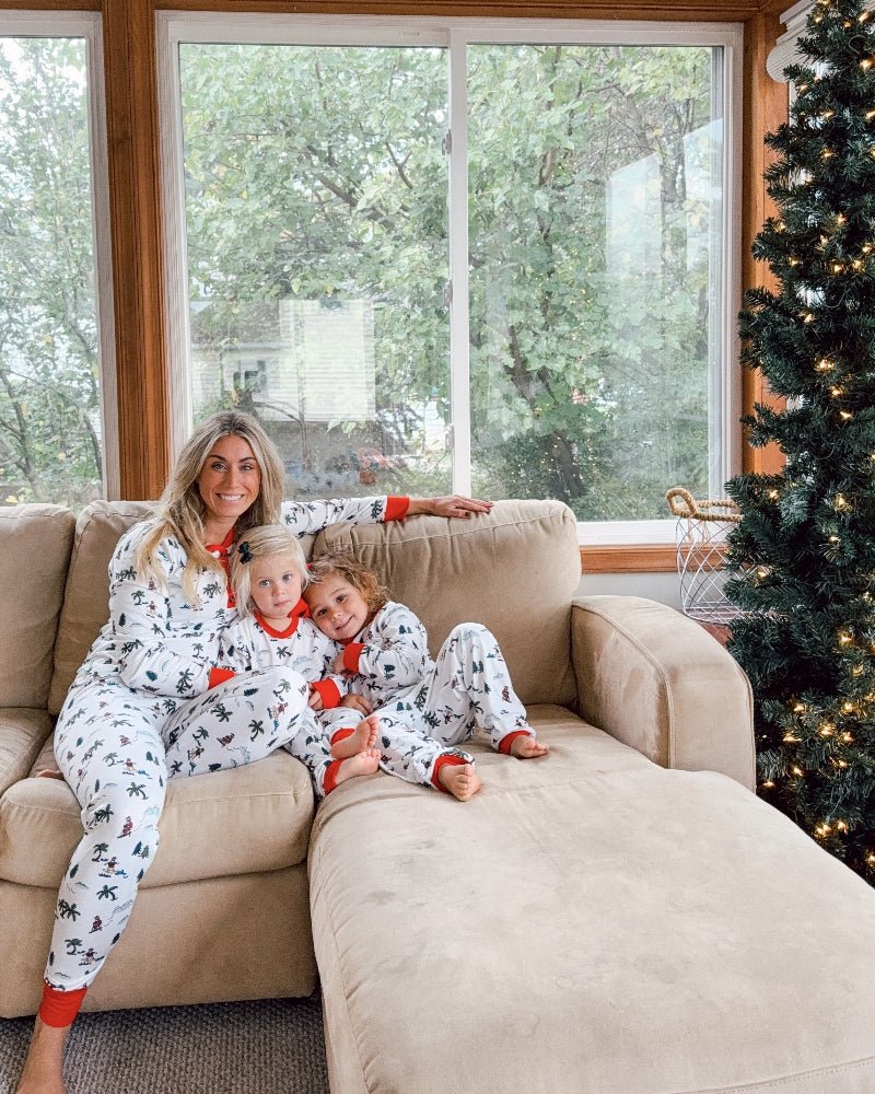 cocoa - cuddles - Family Matching Christmas Pajamas - Merryreindeer