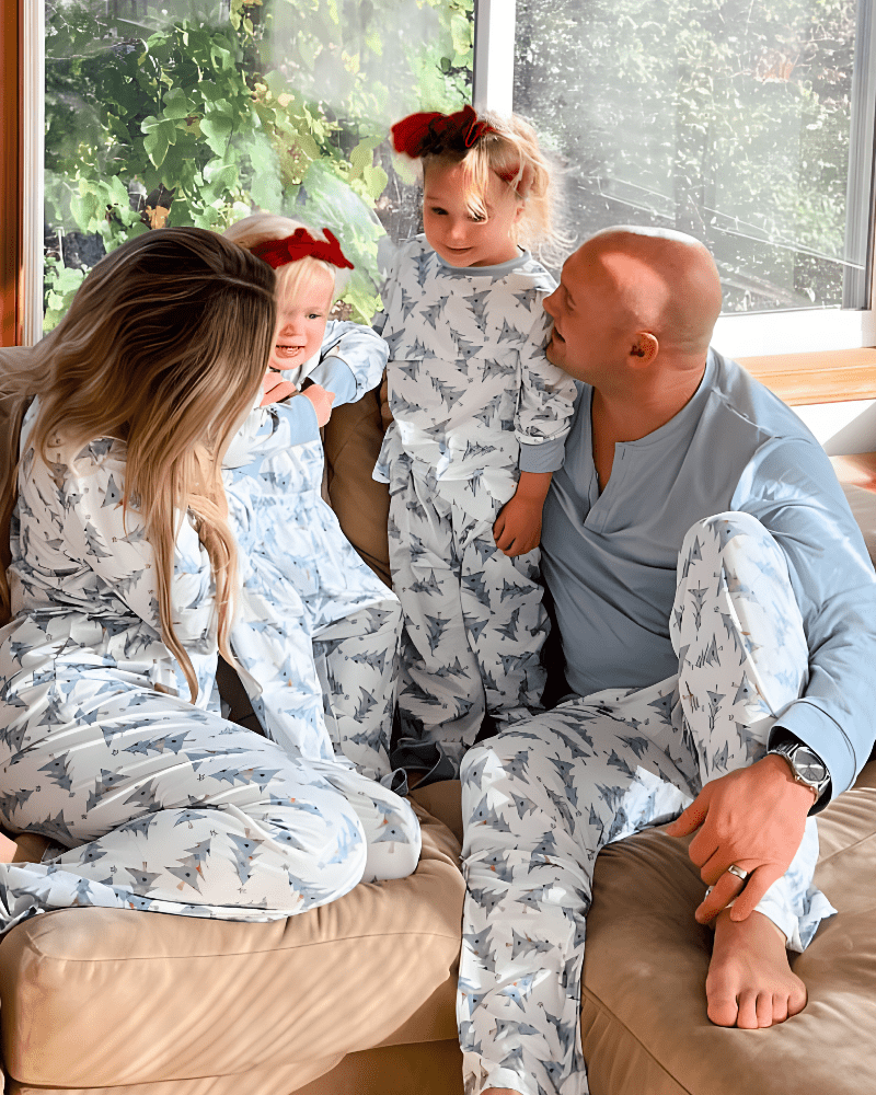 Tree Delight - Family Matching Christmas Pajamas - Merryreindeer