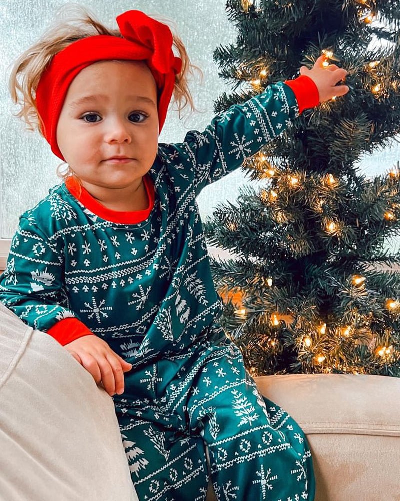 Christmas Crew - Family Matching Christmas Pajamas - Merryreindeer