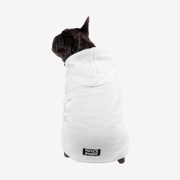 Ivory Cozy Frenchie Hoodie