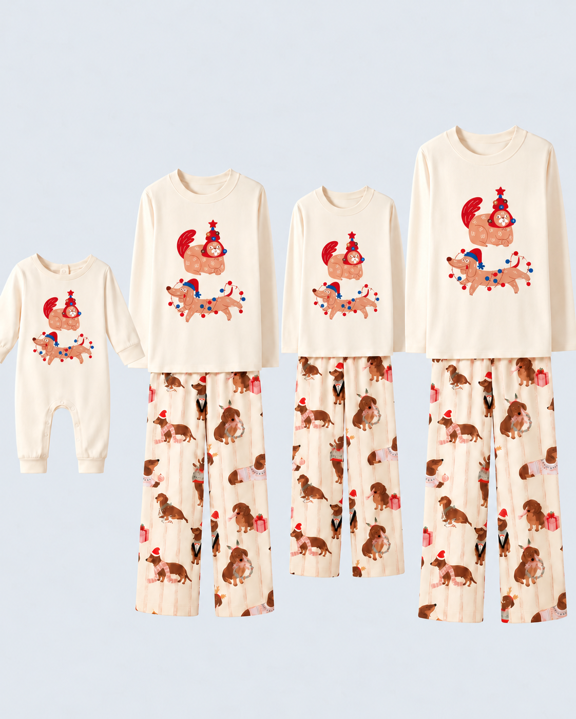 Blossom Cheer-Family Matching Christmas Pajamas