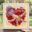 "Lavender"-Personalized Mom Holding Hands Flower Shadow Box-Mother's Day Remembrance Frame, In Loving Memory Gift