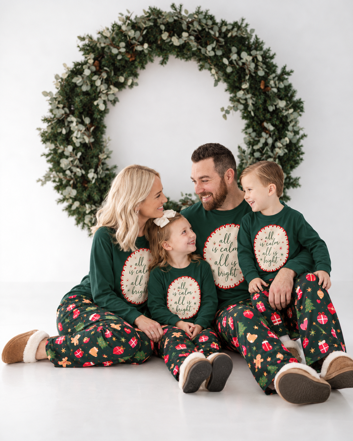 Merry Moments- Family Matching Christmas Pajamas