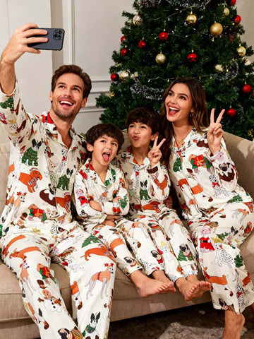 Merry Pups-Family Matching Christmas Pajamas