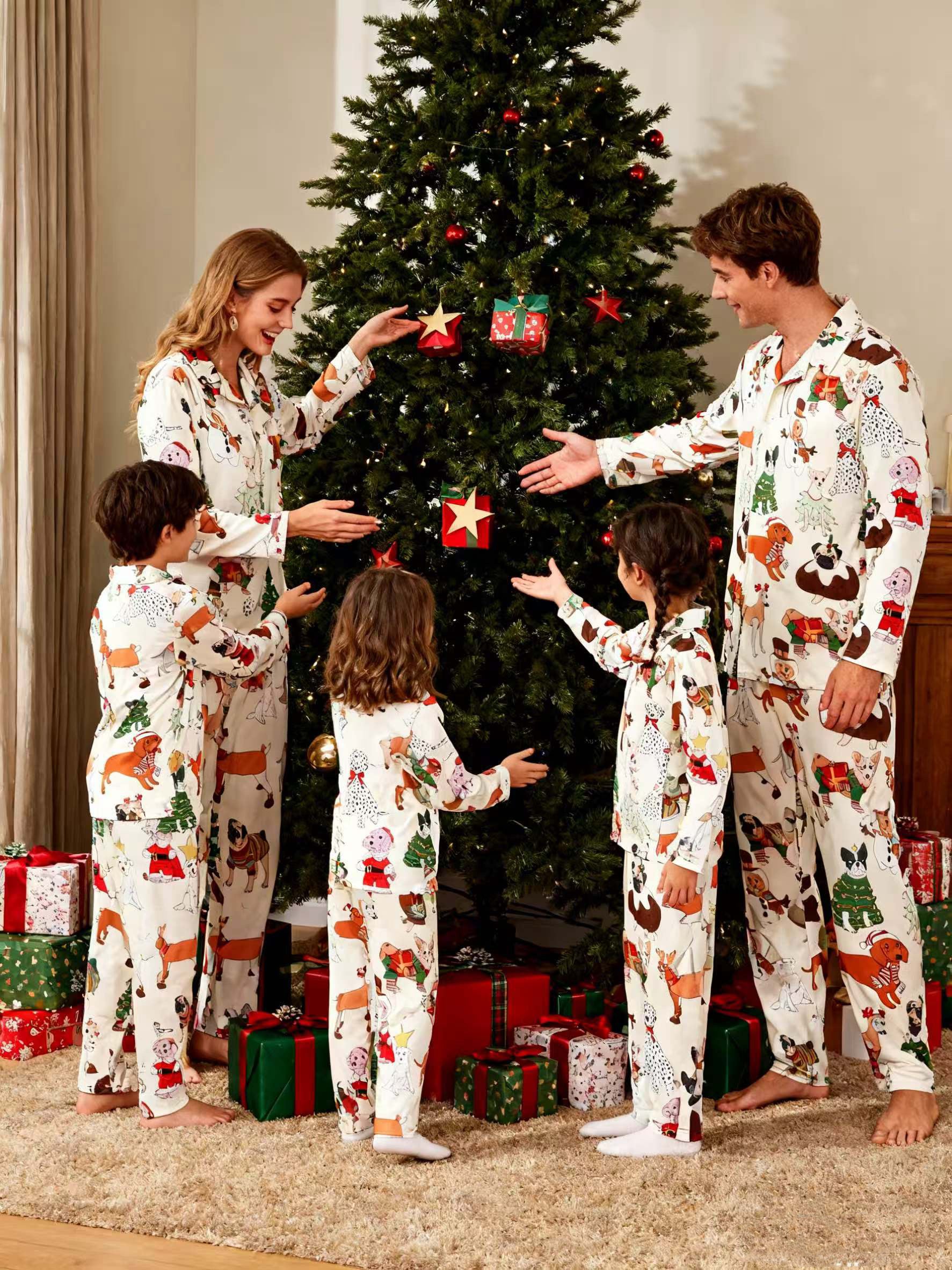 Merry Pups-Family Matching Christmas Pajamas