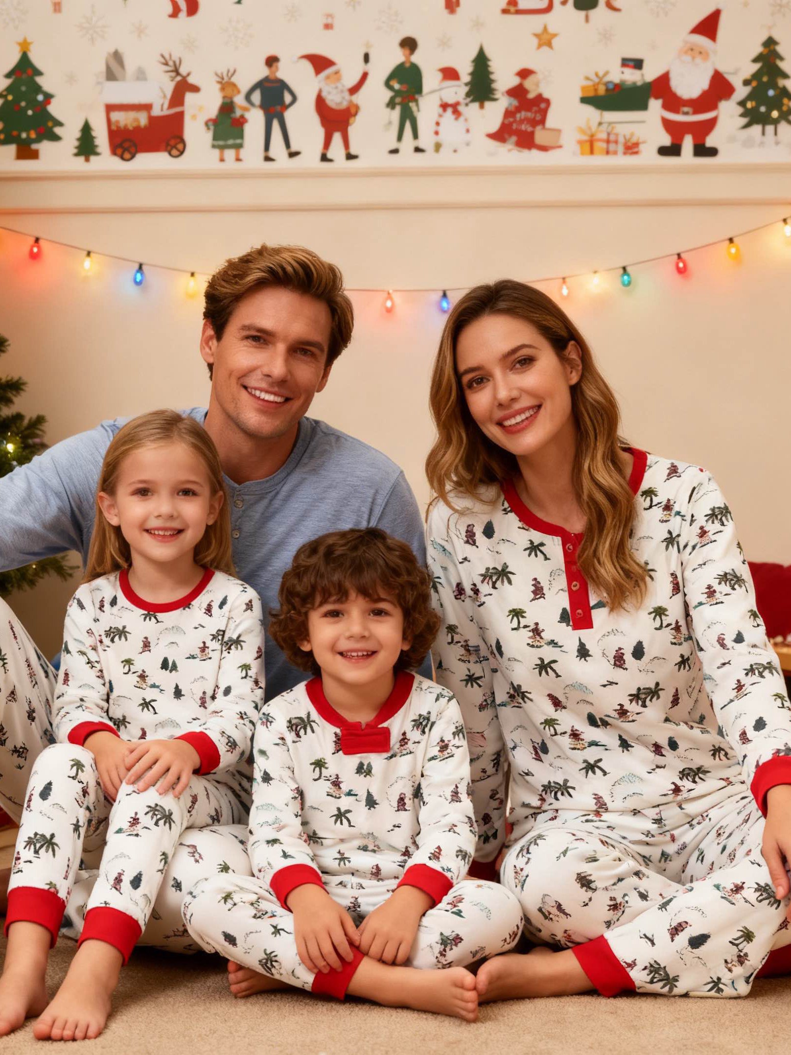 cocoa-cuddles-Family Matching Christmas Pajamas