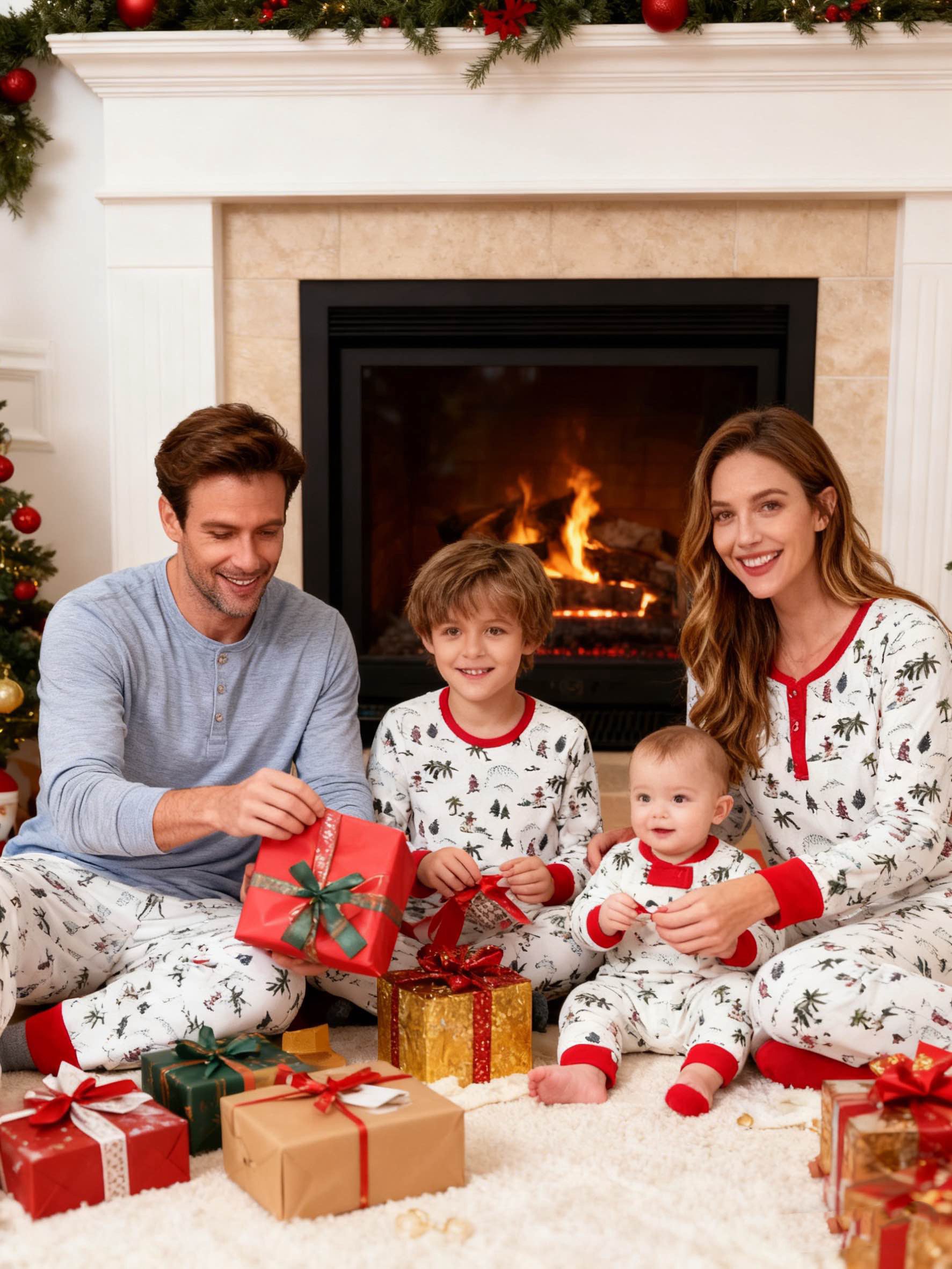 cocoa-cuddles-Family Matching Christmas Pajamas