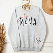Personalized Girl Mama Sweatshirt, Custom Mom Of Girls Hoodie