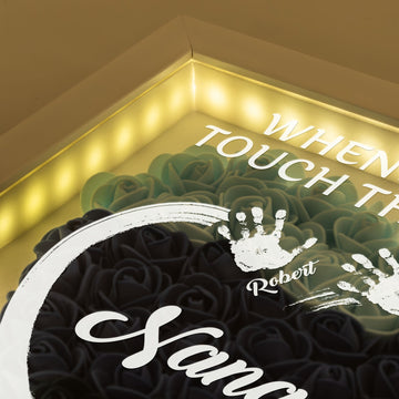 You Will Know That We Love You Personalized Flower Shadow Box with LED Light – Mother’s Day Gift for Mom