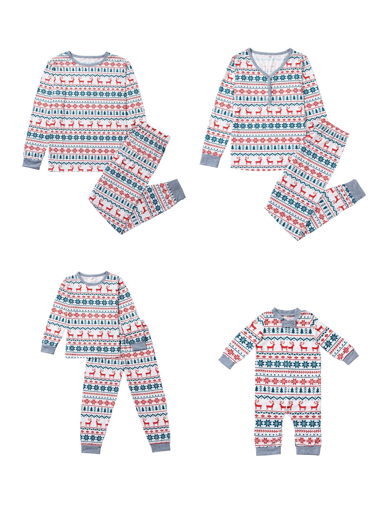 Snug Snowflakes-Family Matching Christmas Pajamas