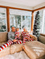 Pleasure Stripe-Family Matching Christmas Pajamas