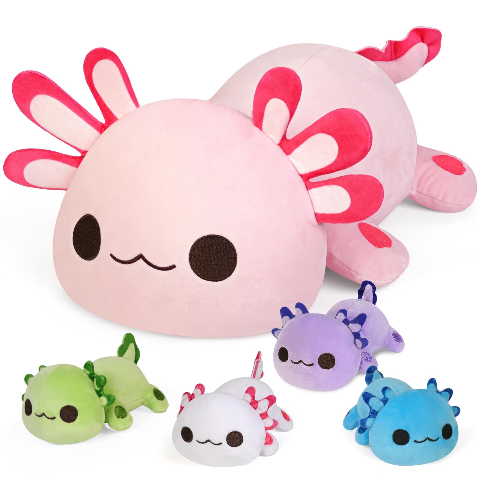 Axolotl Plush Toy Set