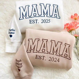 Custom Embroidered Comfort Camo & Leopard Colors Grandma and Grandpa Sweatshirt, Gift for Grandma/Grandpa