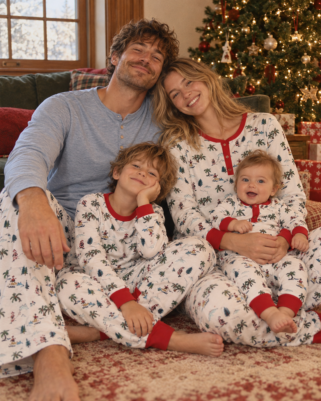 cocoa-cuddles-Family Matching Christmas Pajamas