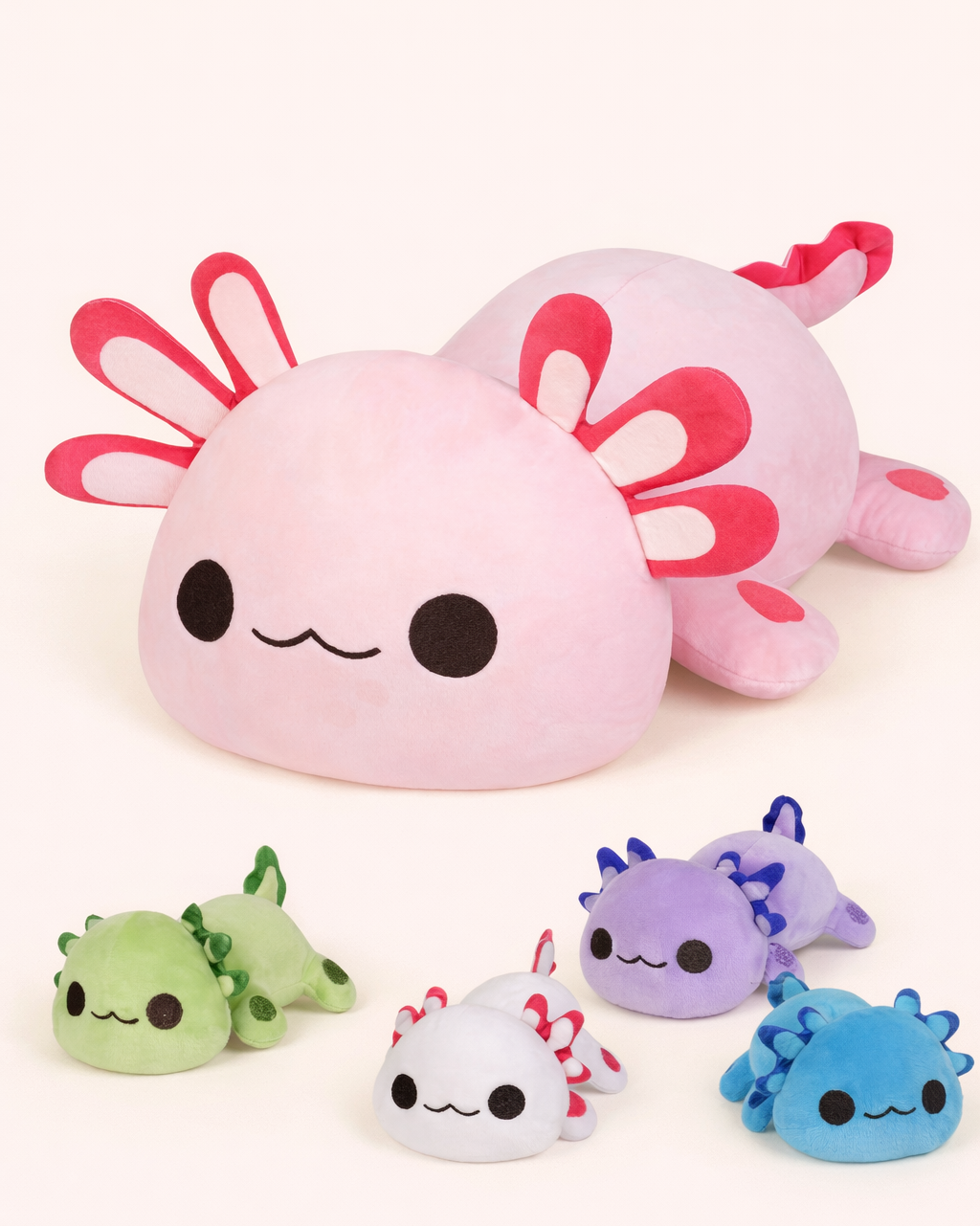 Axolotl Plush Toy Set