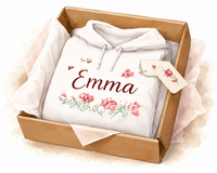 Receive your personalized hoodie