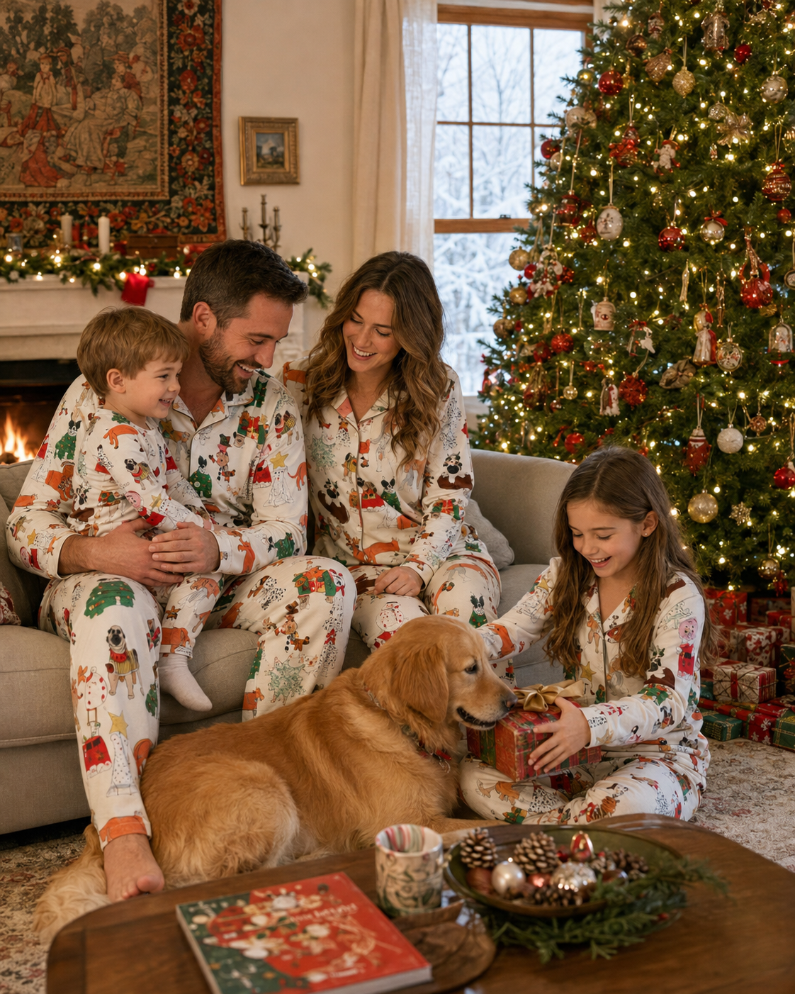 Merry Pups-Family Matching Christmas Pajamas