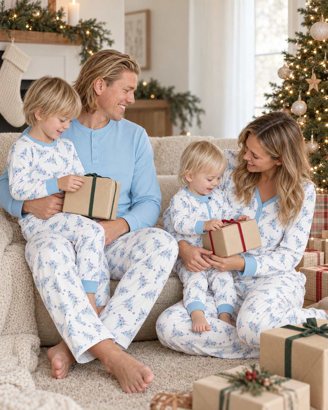 Tree Delight-Family Matching Christmas Pajamas