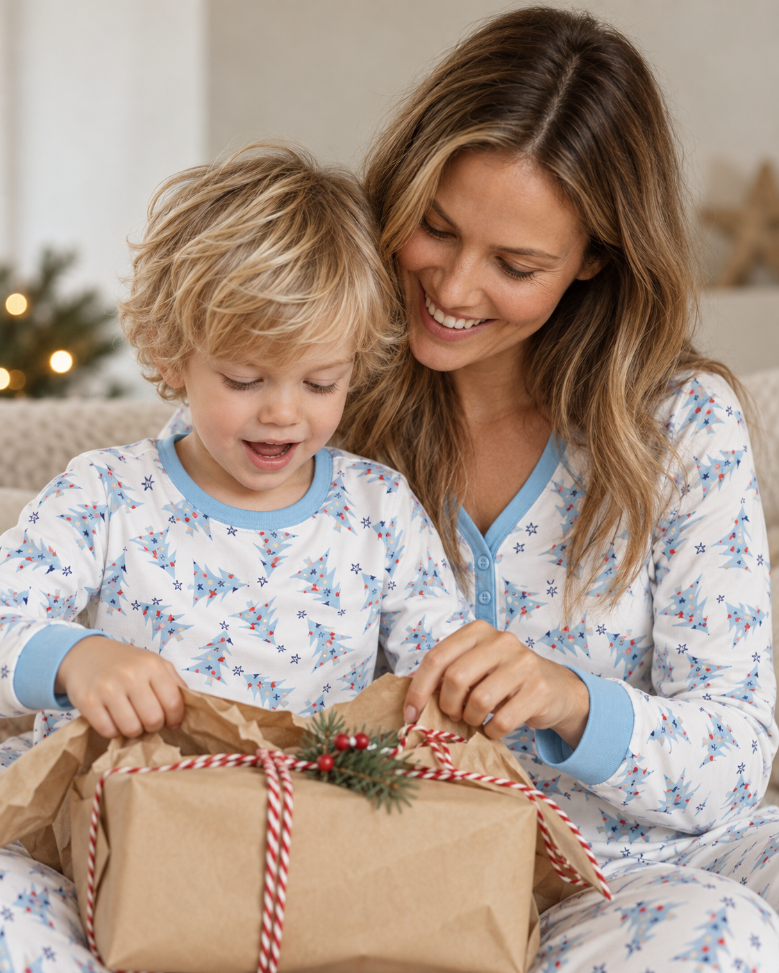 Tree Delight-Family Matching Christmas Pajamas