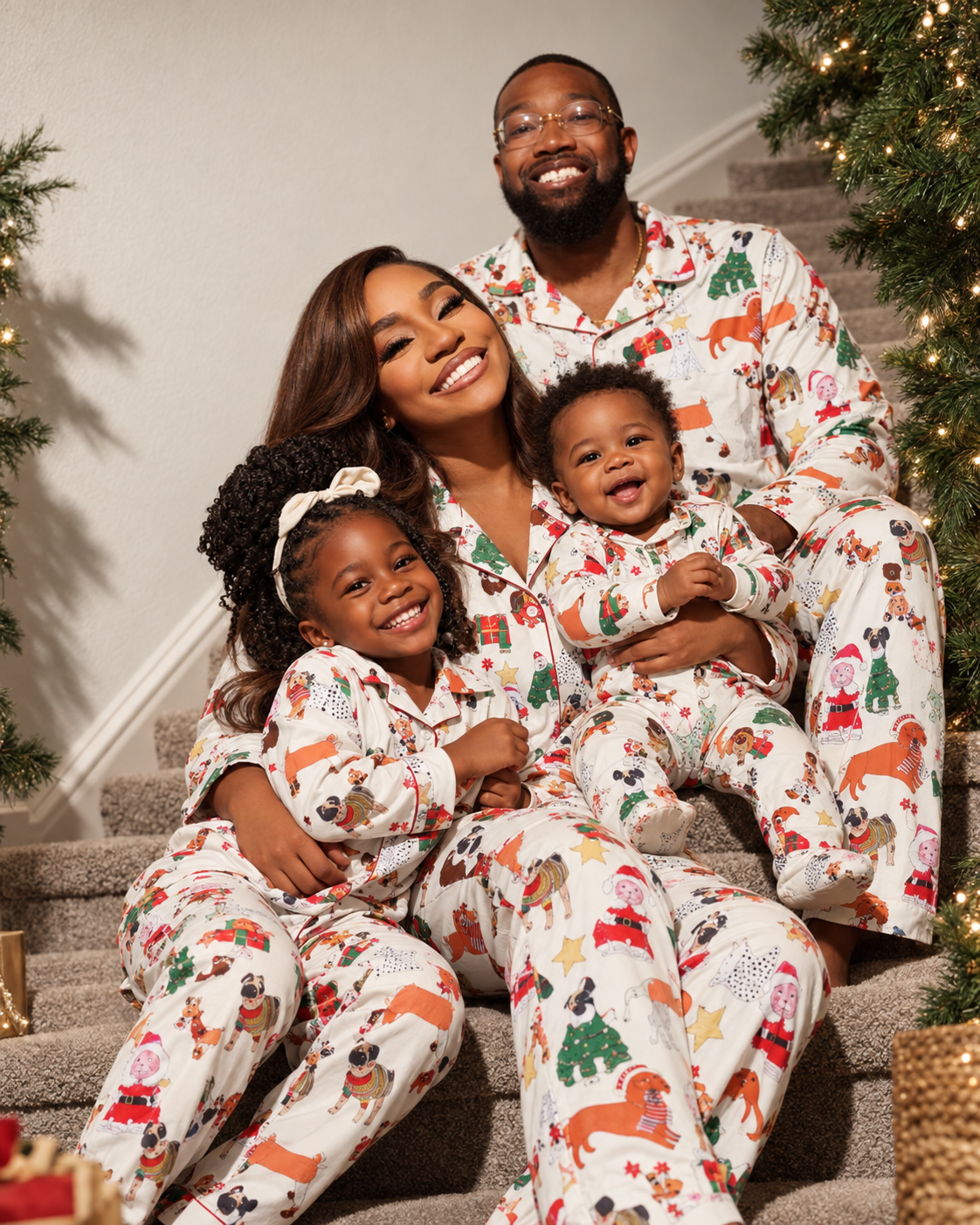 Merry Pups-Family Matching Christmas Pajamas