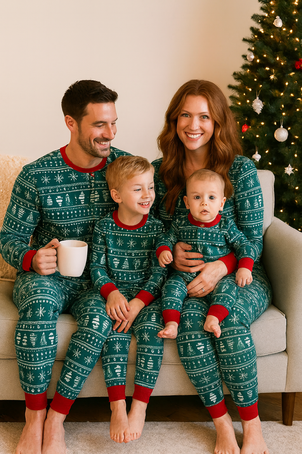 Christmas Crew-Family Matching Christmas Pajamas