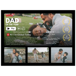 Personalized Dadflix Photo Movie Frames, Father's Day Gifts For Dads