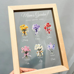 Personalized Birthday Month Bouquet Customized Led Lights - Gifts for Mom/Grandma