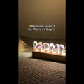 Custom Birth Flower Printed LED Night Light - 3D Illusion