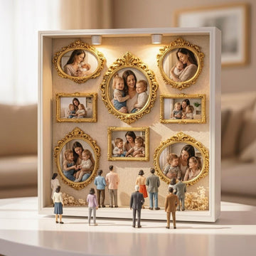Personalized Museum of Us Frame Custom Photo Mini Museum Gifts Meaningful Gift For Mom Grandma