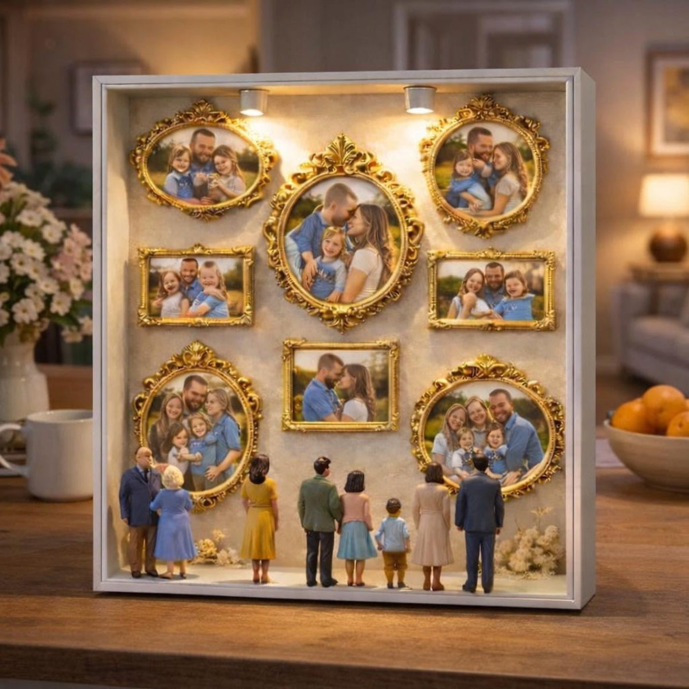 Personalized Museum of Us Frame Custom Photo Mini Museum Gifts Meaningful Gift For Mom Grandma