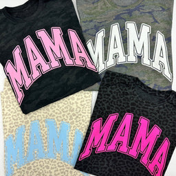 Custom PUFF Mama Camo Leopard Pattern Sweatshirt | Mother's Day Gift