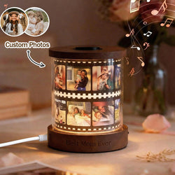 Personalized Photo Film Reel Night Light With Text | Mother's Day Gift