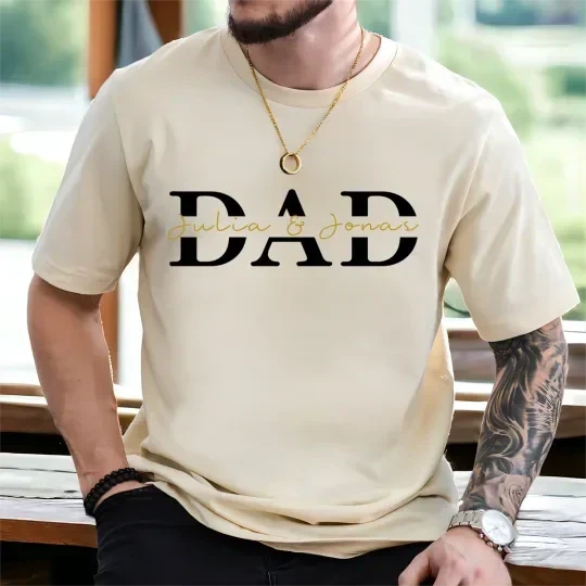 Custom "DAD" Design with Kids Names Sweatshirt | Father's Day Gift