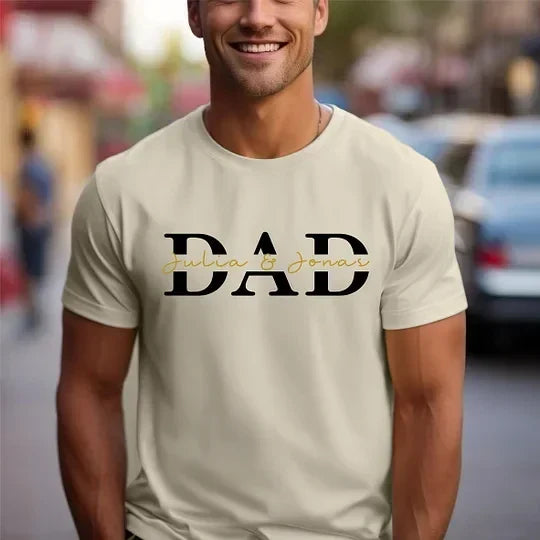 Custom "DAD" Design with Kids Names Sweatshirt | Father's Day Gift