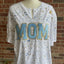 Custom Sequin Mama Mom Sweatshirt - Personalized Team Spirit Shirt with Splatter Paint Design | Mother's Day Gift