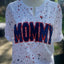 Custom Sequin Mama Mom Sweatshirt - Personalized Team Spirit Shirt with Splatter Paint Design | Mother's Day Gift