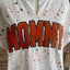 Custom Sequin Mama Mom Sweatshirt - Personalized Team Spirit Shirt with Splatter Paint Design | Mother's Day Gift