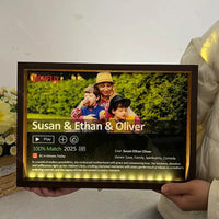 🎬 MOM/MUMFLIX Personalized Mother’s Day Photo Light Frame