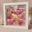 "Carnation"-Personalized Mom Holding Hands Memorial Shadow Box-Mother's Day Remembrance Frame, In Loving Memory Gift
