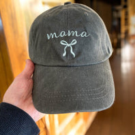Personalized Bow Mama Embroidered Hat