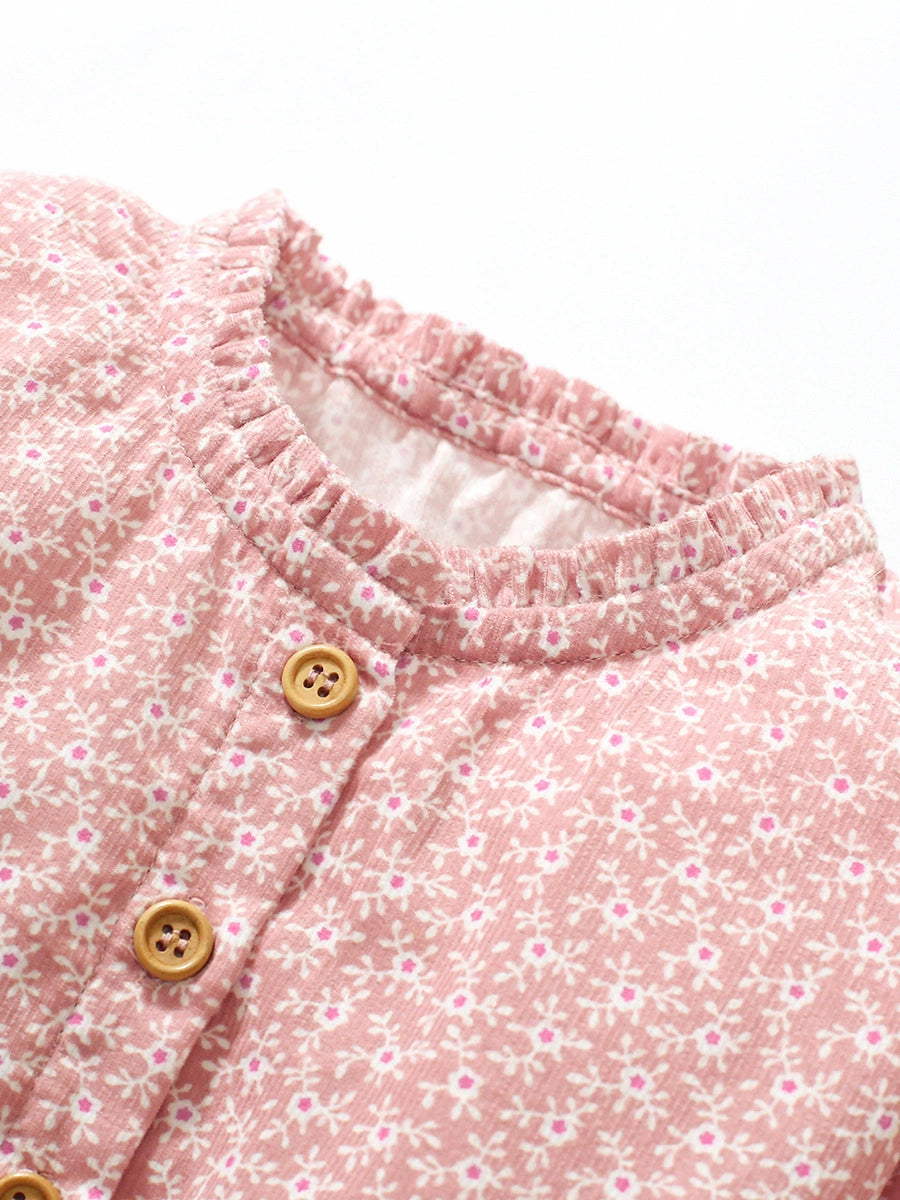 Toddler/Kid Pink Floral Princess Dress Easter Dress